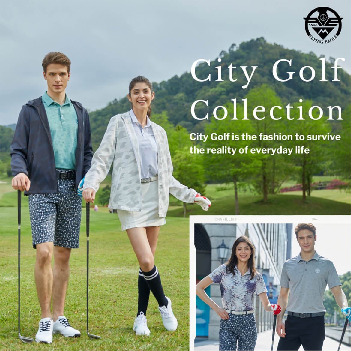 2022春夏開發City Golf高爾夫系列